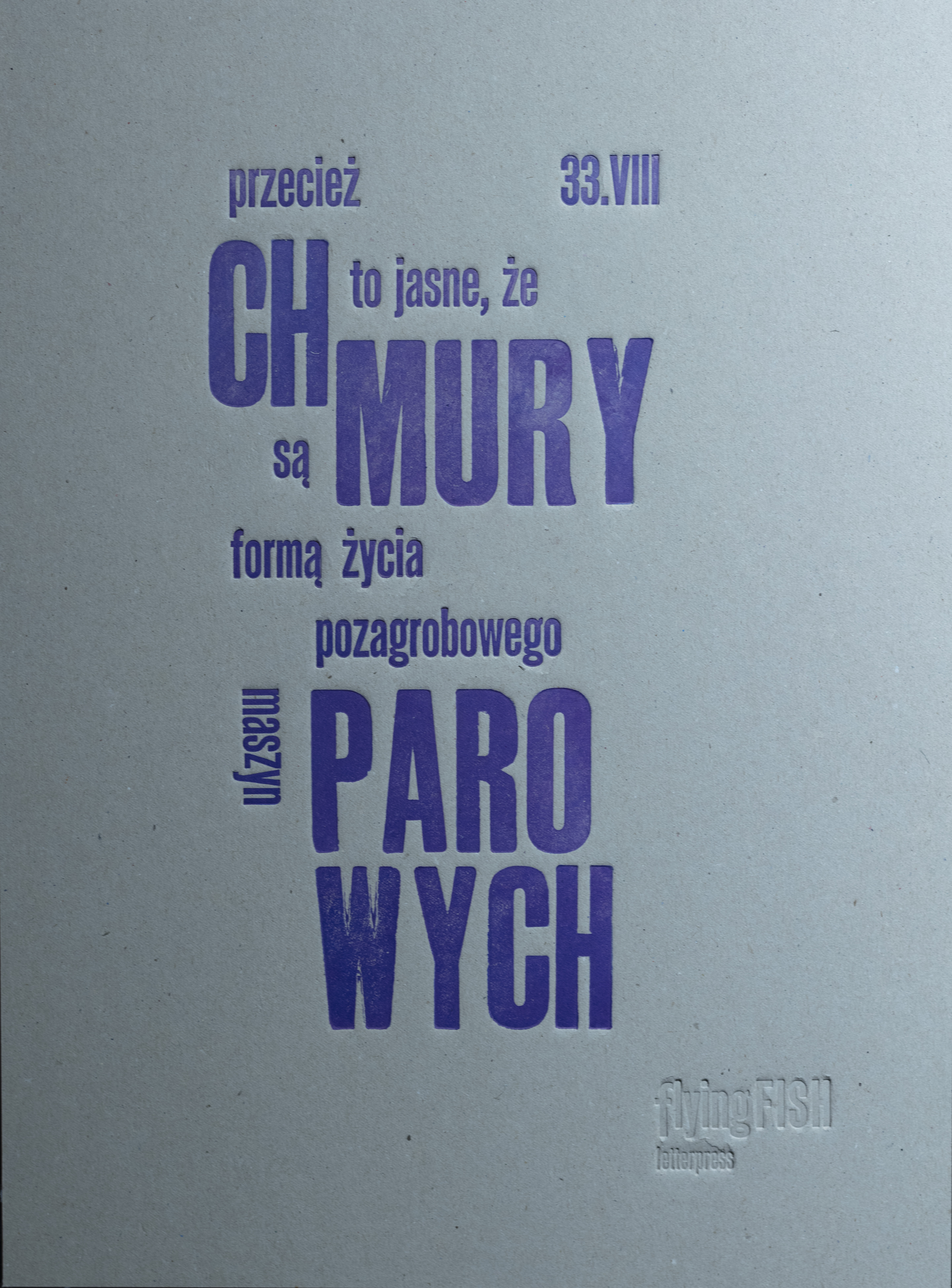 Clouds – a form of life from the cycle LemPress, ed. 1/3